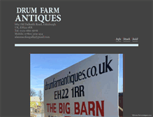 Tablet Screenshot of drumfarmantiques.co.uk